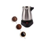 Cenk Xstore Yeni Nesil Türk Kahve Makinesi Cezvesi Siyah Gri Kablolu Pratik - Görsel 4