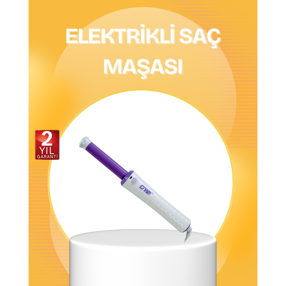 110001232185837.jpg Cenk Xstore Gw Taşınabilir Saç Maşası – Tourmaline Seramik, Negatif Iyon Teknolojisi - Görsel 1