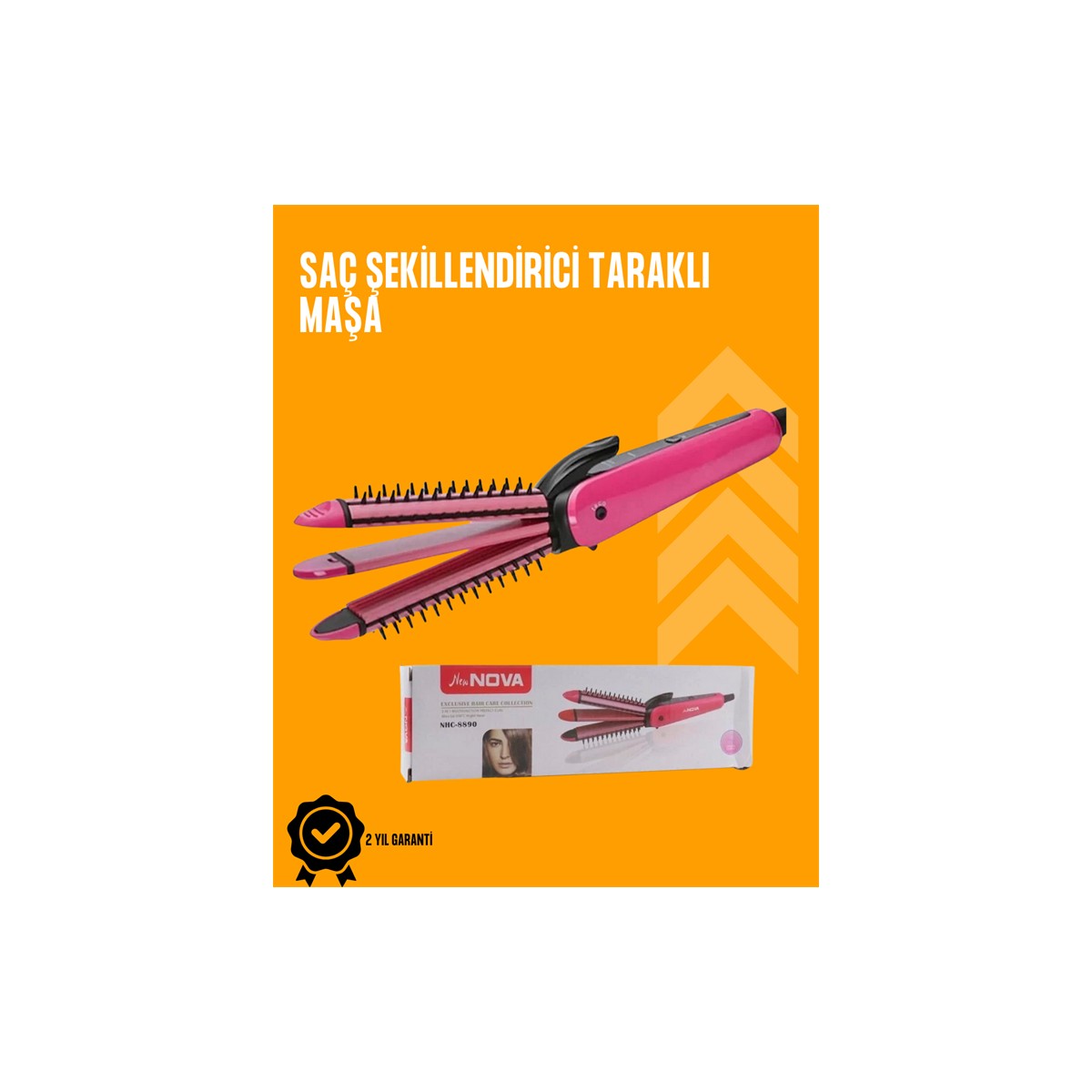 110001232203690.jpg Cenk Xstore Fön Işlemine Uyumlu Sabitleyici Saç Tarağı - Görsel 1