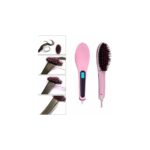 Cenk Xstore Elektrikli Saç Düzleştirici Tarak Saç Düzleştirici Fırça Sıkı Dişli Pembe