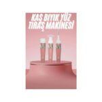 Tekno Ucuz 3 Başlıklı Kıl Tüy Temizleyici Epilasyon Aleti Tüm Cilt Tiplerine Uygun