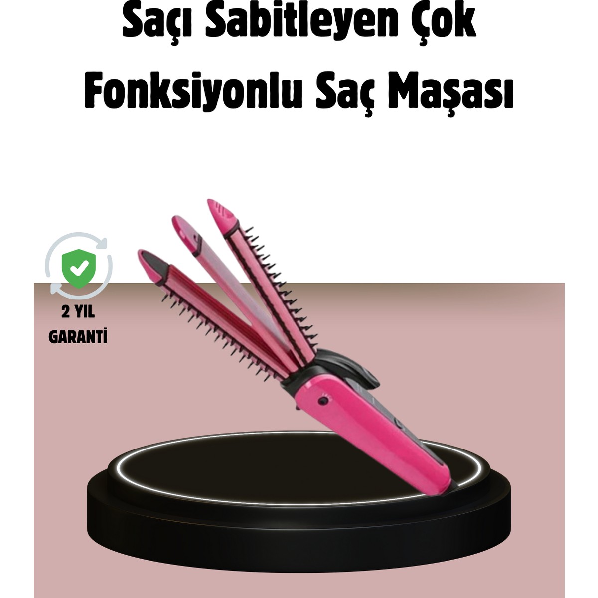 110001232226846.jpg Cenk Xstore Saç Şekillendirici Maşa ve Düzleştirici 2’si 1 Arada - Görsel 1