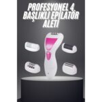 Cenk Xstore Şarjlı Epilasyon Cihazı Çok Başlıklı Ayak Bakımına Uygun Epilatör Aleti