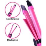 Cenk Xstore Saç Şekillendirici Düzleştirici ve Maşa Özellikli Şekillendirici Seramik Kaplama - Görsel 4