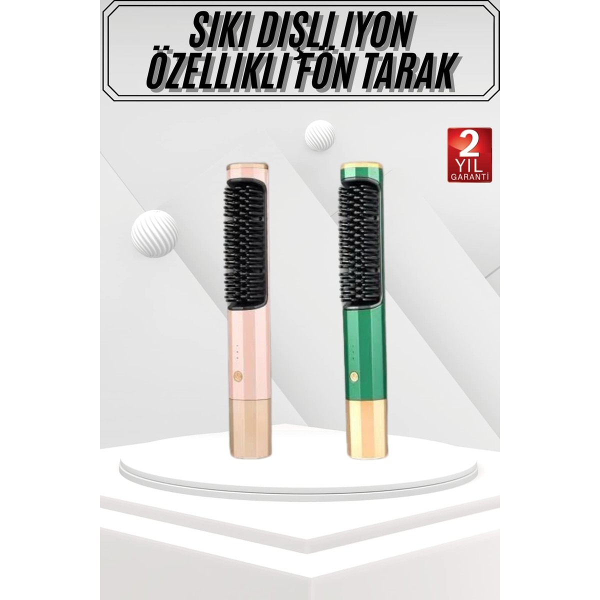 110001232266479.jpg Cenk Xstore Elektrikli Fön Tarak Düzleştirici Elektriklenme Karşıtı Üflemeli - Görsel 1