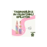 Tekno Ucuz 8000 Rpm Taşınabilir Epilatör – Kaş Düzeltici ve Dudak Epilatörlü Pille Çalışan