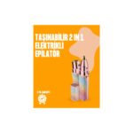 Tekno Ucuz Mini USB Şarjlı Elektrikli Epilatör – Kaş ve Yüz Tüy Temizliği Için 2'si 1 Arada