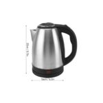 Azrlya Elektrikli Paslanmaz Çelik Su Isıtcı Çelik Kettle 1.8 Lt. Uzun Ömürlü - Görsel 5