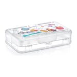 Çift Taraflı Bölmeli Hobi Dikiş Kutusu Ardunio Malzeme Kutusu (4944) - Görsel 2