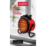 AyrStore Ultra Güçlü 3000 Watt Taşınabilir Elektrikli Portatif Isıtıcı Soba Sıcak Hava Üfleyen Fan Radyatör - Görsel 4