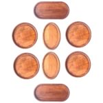 Masal Design Oasis Hawria Ahşap ( 1.sınıf Kalite Kayın Ağacı ) 8 Parça Kahvaltı Takımı, Kahvaltılık, Sunumluk - Görsel 2