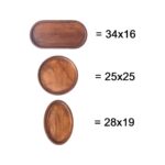 Masal Design Oasis Hawria Ahşap ( 1.sınıf Kalite Kayın Ağacı ) 8 Parça Kahvaltı Takımı, Kahvaltılık, Sunumluk - Görsel 3