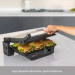 Homend Toastbuster 1334H Tost Makinesi Mat Siyah - Görsel 3