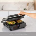 Homend Grilliant 1343H Cam Yüzeyli 5 Hazır Programlı LED Ekranlı Konuşan Tost ve Izgara Makinesi - Görsel 5