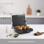 Homend Grilliant 1342H 3 In 1 Inox Gövde Çift Taraflı Xl Döküm Plaka Tost ve Izgara Makinesi