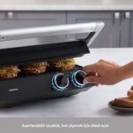 Homend Grilliant 1342H 3 In 1 Inox Gövde Çift Taraflı Xl Döküm Plaka Tost ve Izgara Makinesi - Görsel 4