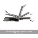 Homend Grilliant 1341H Inox Gövdeli, Döküm Plakalı, 5 Programlı, Led Ekranlı Tost ve Izgara Makinesi - Görsel 3