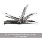 Homend Grilliant 1346H Döküm Plakalı Tost ve Izgara Makinesi Inox 2000 W - Görsel 3