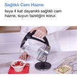 Fakir Ojo Cam Su Isıtıcı Kettle - Siyah - Görsel 4