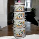 Emaye Market Emaye Bakraç Yoğurt Tenceresi Bakliyat Saklama Tenceresi Patates Soğan Kovası 22 cm 7,20 Litre - Görsel 5