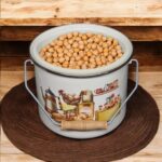 Emaye Market Emaye Bakraç Yoğurt Tenceresi Bakliyat Saklama Tenceresi Patates Soğan Kovası 18 cm 4,50 Litre - Görsel 3