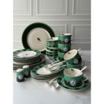 Rossev Kahvaltı Takımı Bird Green 48 Parça 6 Kişilik
