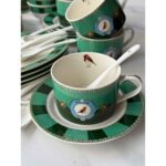 Rossev Kahvaltı Takımı Bird Green 48 Parça 6 Kişilik - Görsel 2