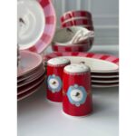 Rossev Kahvaltı Takımı Bird Red 48 Parça 6 Kişilik - Görsel 2