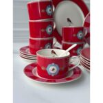 Rossev Kahvaltı Takımı Bird Red 48 Parça 6 Kişilik - Görsel 4