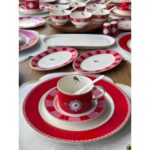 Rossev Kahvaltı Takımı Bird Red 58 Parça 6 Kişilik - Görsel 2