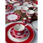Rossev Kahvaltı Takımı Bird Red 58 Parça 6 Kişilik - Görsel 4