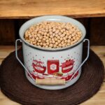 Emaye Market Emaye Bakraç Yoğurt Tenceresi Bakliyat Saklama Tenceresi Patates Soğan Kovası 24 cm 10,20 Litre - Görsel 3