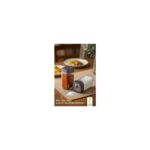 Belle Fusion Bfs  Cam Tuzluk Baharatlık – 360° Döner Kapaklı | 3 Delik Tipiyle Ayarlanabilir Akış   2 Adet