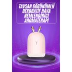 AyrStore Aromaterapi Hava Nemlendirici Dekoratif USB Şarjlı Tavşan Nemlendirici