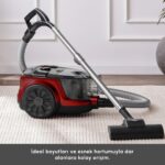 Karaca Vantuz High Force Kırmızı Toz Torbasız Elektrikli Süpürge - Görsel 4