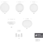 Karaca Stream Bone Sunset 53 Parça 12 Kişilik Yemek Takımı Platin - Görsel 2