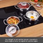 Karaca Emirgan İndüksiyon Tabanlı 6 Parça Çelik Sahan Set - Görsel 5