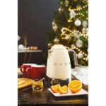 Smeg 50 Style Retro Isı Ayarlı Krem Kettle Klf04creu