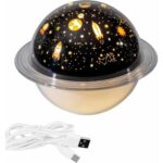 AyrStore Aromaterapi Hava Nemlendirici Gece Lambası Uzay Model Satürn Oda Kokusu - Görsel 3