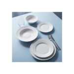 Güral Porselen Venedik Serisi 24 Parça Şık ve Dayanıklı Porselen Yemek Takımı – Günlük ve Özel Kullanım İçin - Görsel 2