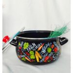 Farm Emaye Tencere 2750 ml 20 cm Çap Süt Yoğurt Reçel Tenceresi