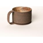 Ruq Ceramics Toffee Kahverengi Kahve Fincanı – El Yapımı 180 ml Stoneware Seramik Kupa