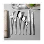 Nehir Sultan Saten 12 Kişilik 84 Parça Çatal Kaşık Bıçak Takımı