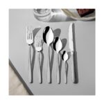 Nehir Sultan Saten 6 Kişilik 36 Parça Çatal Kaşık Bıçak Takımı