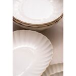 Kütahya Porselen Bone Luz Form Yemek Takımı Altın 27 Parça 6 Kişilik - Görsel 5