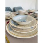 Venüs Home Decoration Mavi Gelincik 6 Kişilik 24 Parça Yemek Takımı - Görsel 3