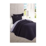 Çeyiz Diyarı Washed Soft Çift Taraflı 6 Parça Çeyiz Seti Antrasit