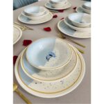 Venüs Home Decoration Mavi Gelincik 6 Kişilik 18 Parça Yemek Takımı - Görsel 3