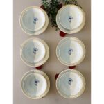 Venüs Home Decoration Mavi Gelincik 6 Kişilik 12 Parça Yemek Takımı - Görsel 2