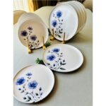 Venüs Home Decoration Mor Menekşe Pasta Servis Takımı 6 Kişilik 12 Parça